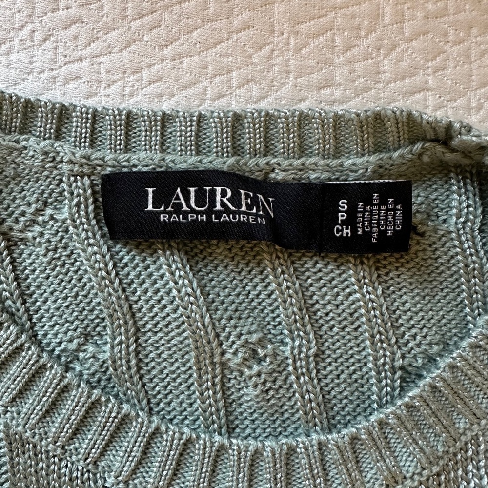 Ralph Lauren cable-knit short sleeve dress Small - Picture 5 of 8